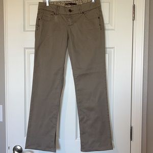 Prana Organic Cotton Regular Inseam Bedford Canyon Pant in Dark Khaki Size 2